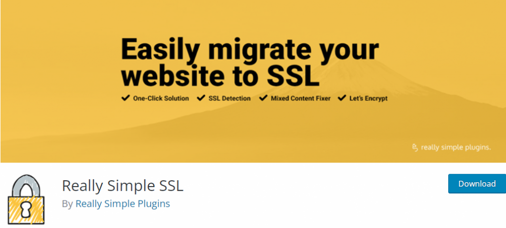 แบนเนอร์ SSL ที่เรียบง่ายจริงๆ