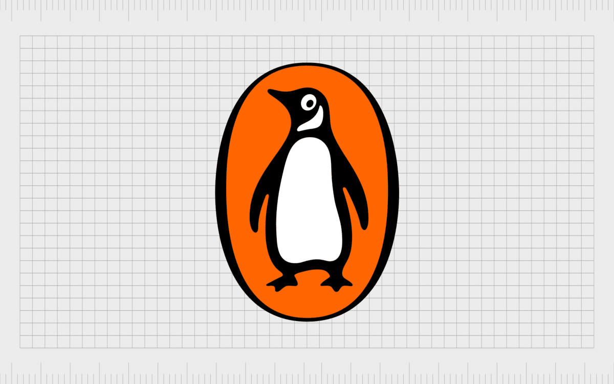 Berühmte orangefarbene Logos