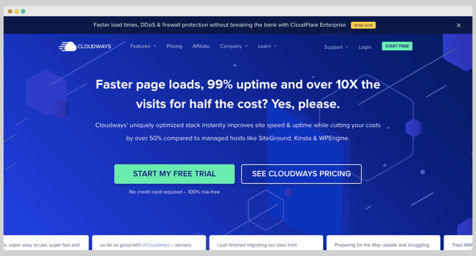 cloudways speed & performance