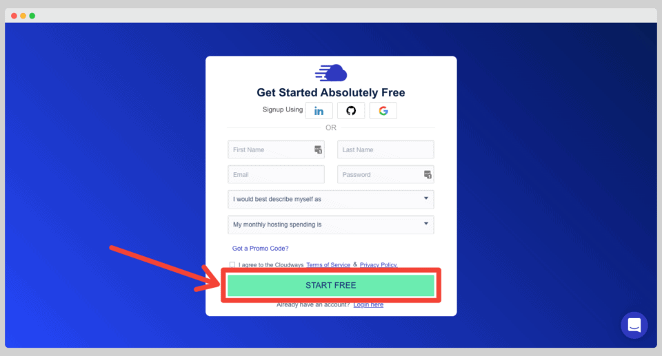 cloudways free trial