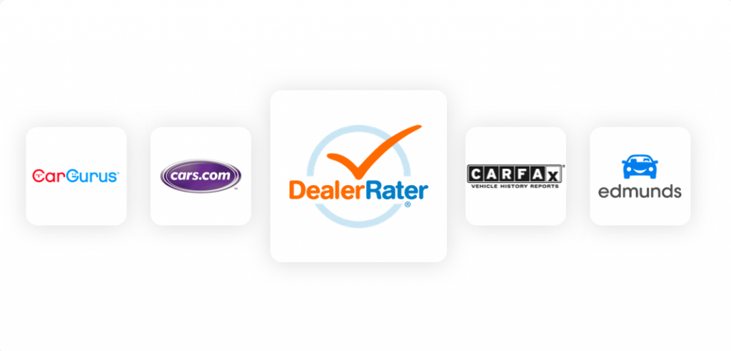 다른 자동 리뷰 사이트와 비교한 DealerRater