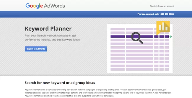 Google-Keyword-Planer