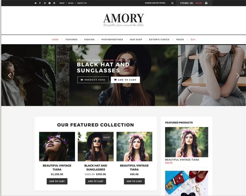 Tema Moda Amory