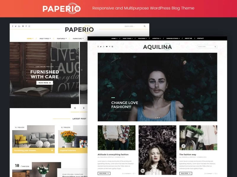 Paperio WordPress 主題