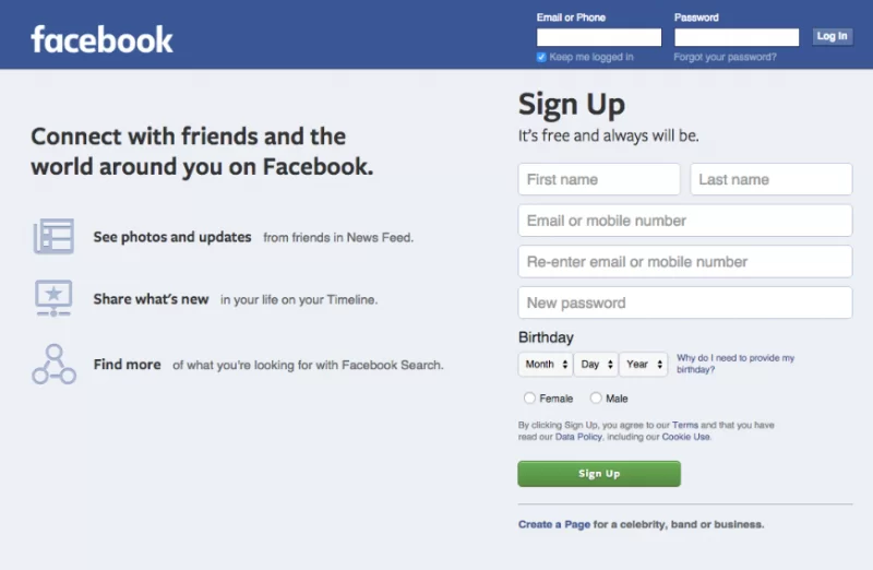 Facebook Login