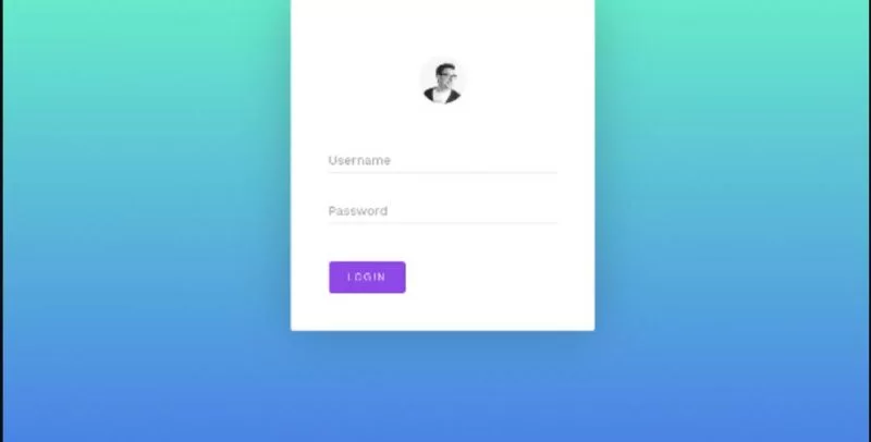 Formulir Login Minimal dengan Animasi Fluid