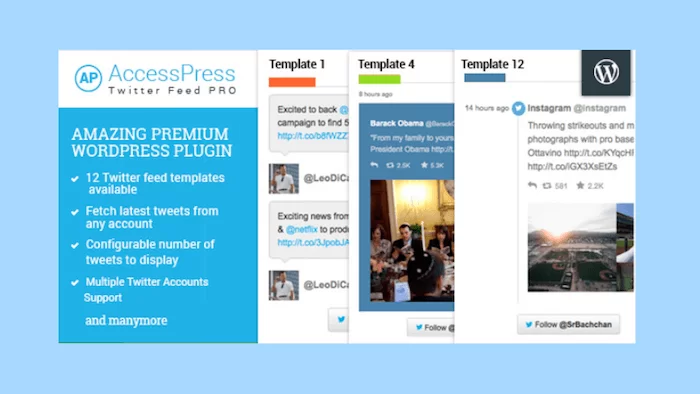 AccessPress Twitter Feed Pro