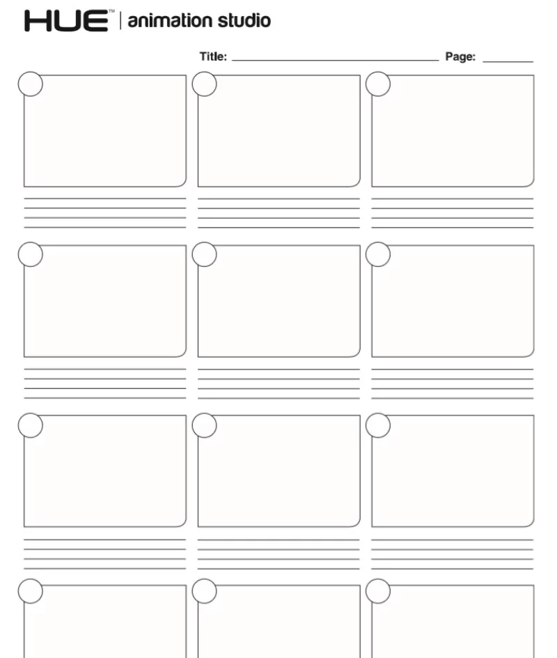 16 Modelo de Storyboard