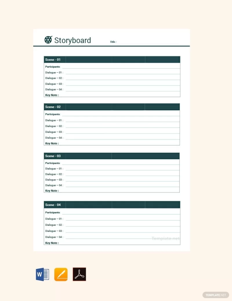 Modelo de storyboard