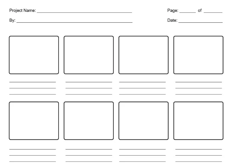 22 Modelo de Storyboard