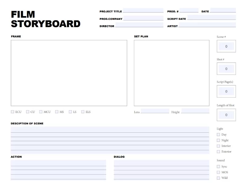 11 Modelo de storyboard