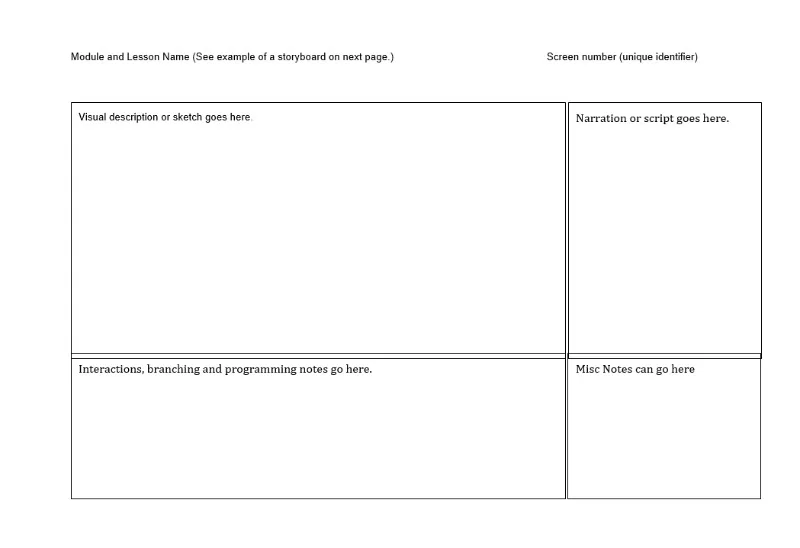 23 Modelo de Storyboard