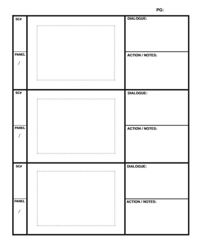 26 Modelo de Storyboard