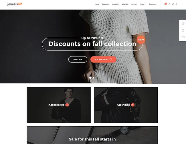 jevelin-ecommerce-wordpress-tema