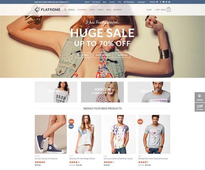 Tema WooCommerce Flatsome