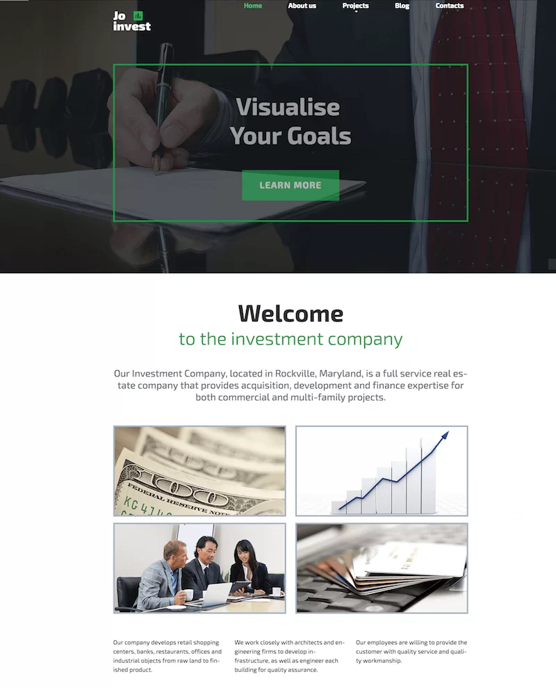 Jo Invest WordPress Tema