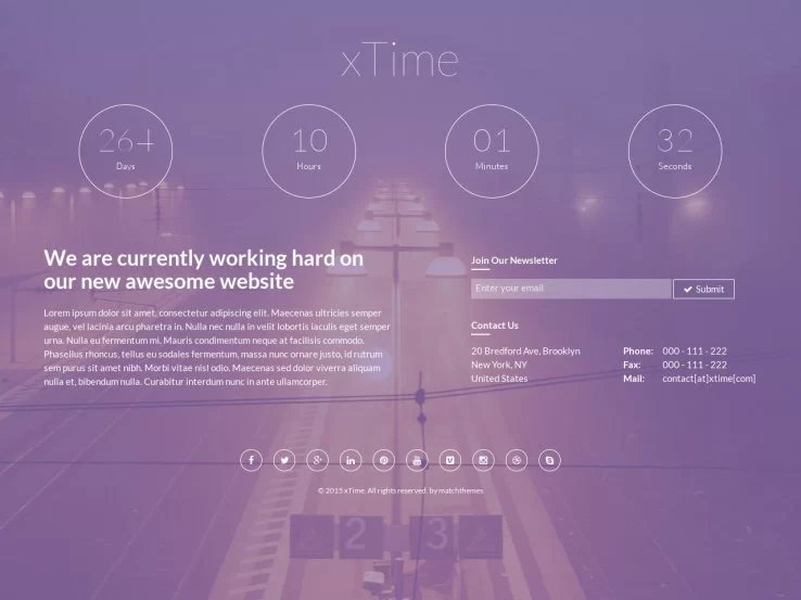 xtime WordPress teması