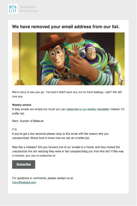 win back email examples 05 - 5 Great Winback Email Examples Customers Can’t Resist