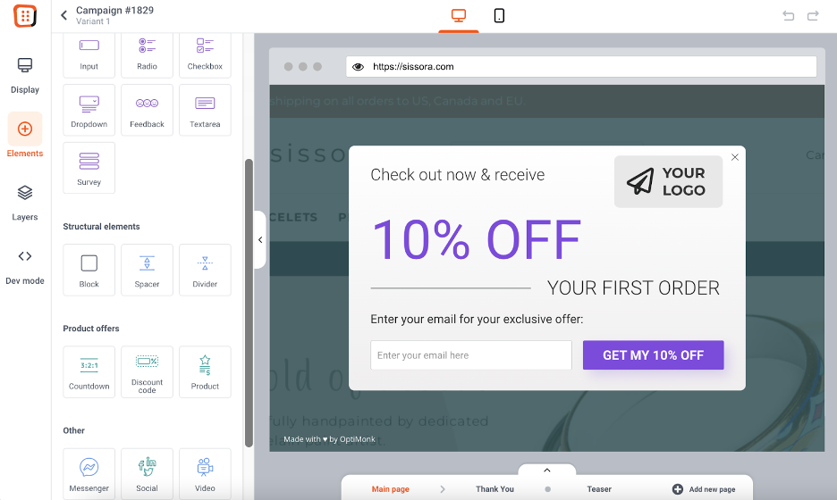 klaviyo popup 04 - How to Create a Klaviyo Popup to Grow Your Email List