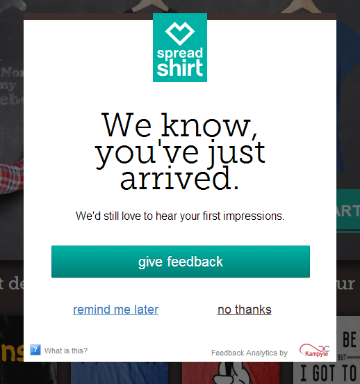 spreadshirt - 14 Unconventional Online Shopping Features to Boost Conversions