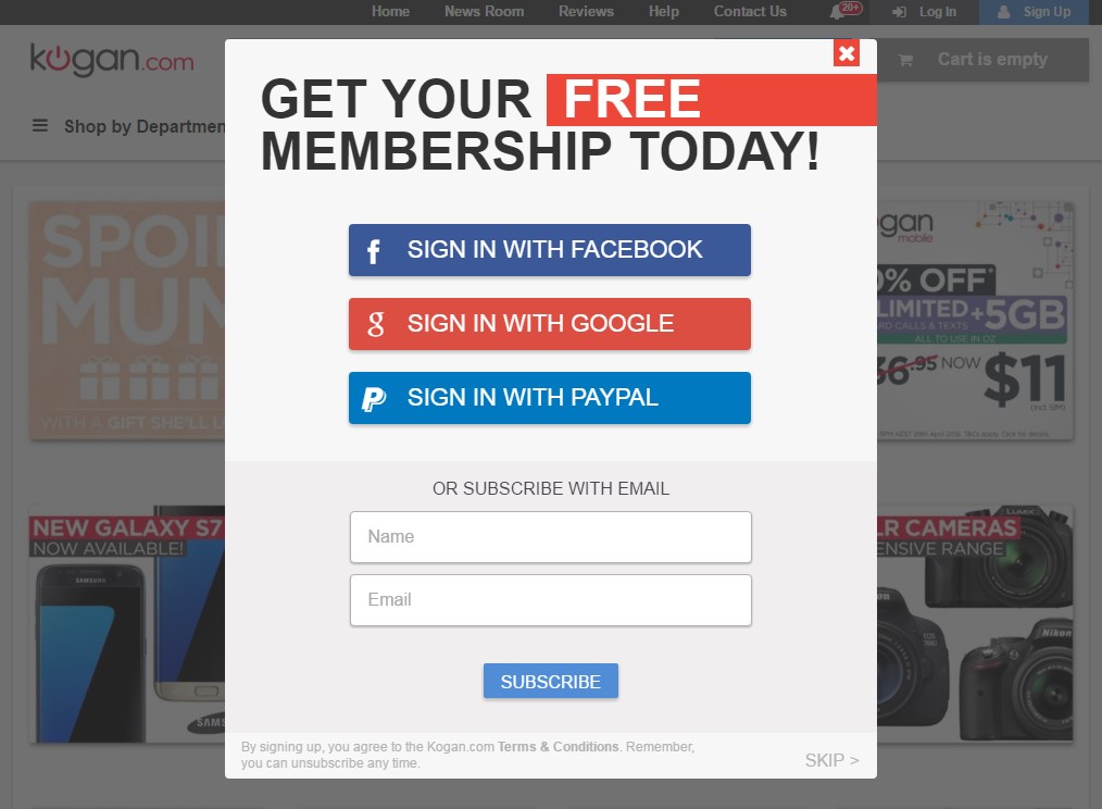 8 popup vip registration - How to Personalize Each Stage of the Sales Funnel - Templates