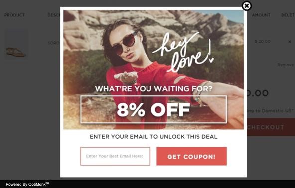 10 optimonk popup newsletter subscription incentive - How to Personalize Each Stage of the Sales Funnel - Templates