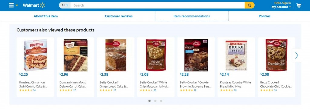 3 Walmart recommendations 1024x360 - Ecommerce CRO Marketing Lessons from Ecommerce Giants