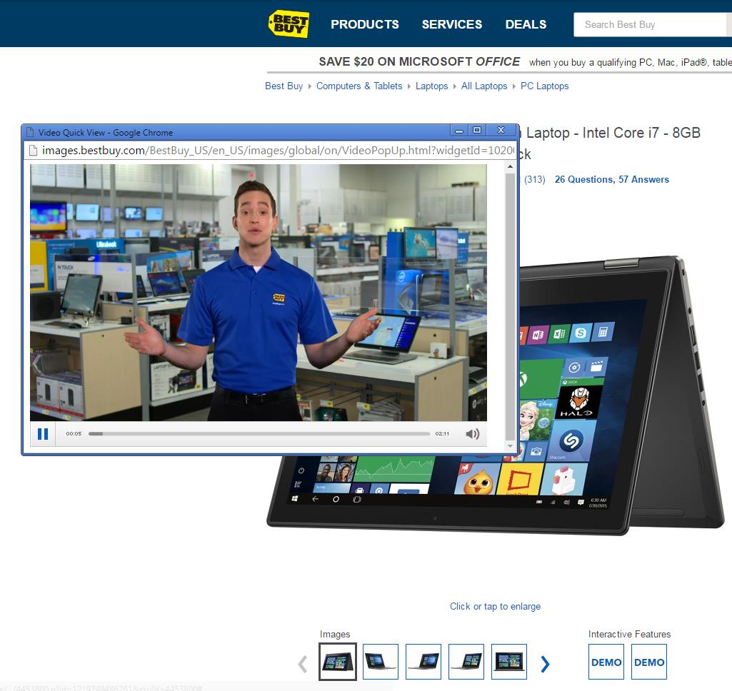 16 BestBuy interactive video presentation - Ecommerce CRO Marketing Lessons from Ecommerce Giants