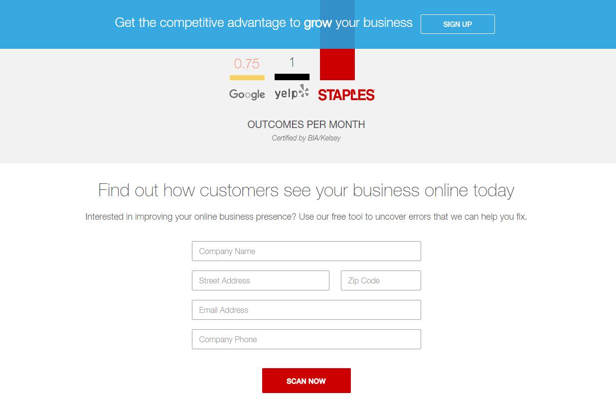 27 Staples nanobar to boost signups - Ecommerce CRO Marketing Lessons from Ecommerce Giants