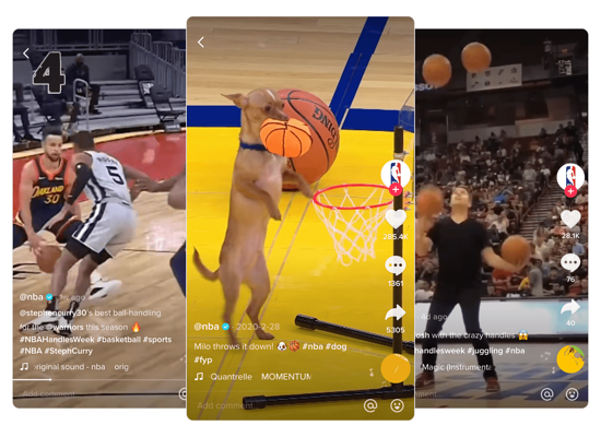 NBA TikTok'unun 3 Ekran Görüntüsü