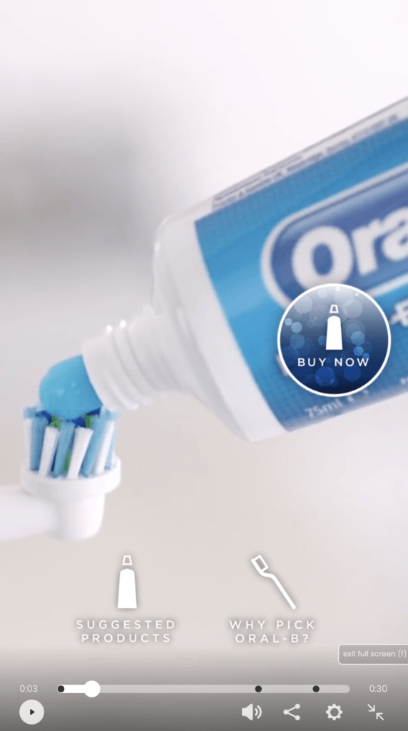 Video interactiv Oral B