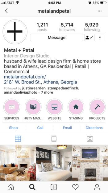 Die aktuellen Instagram Stories Highlights von Metal+Petal