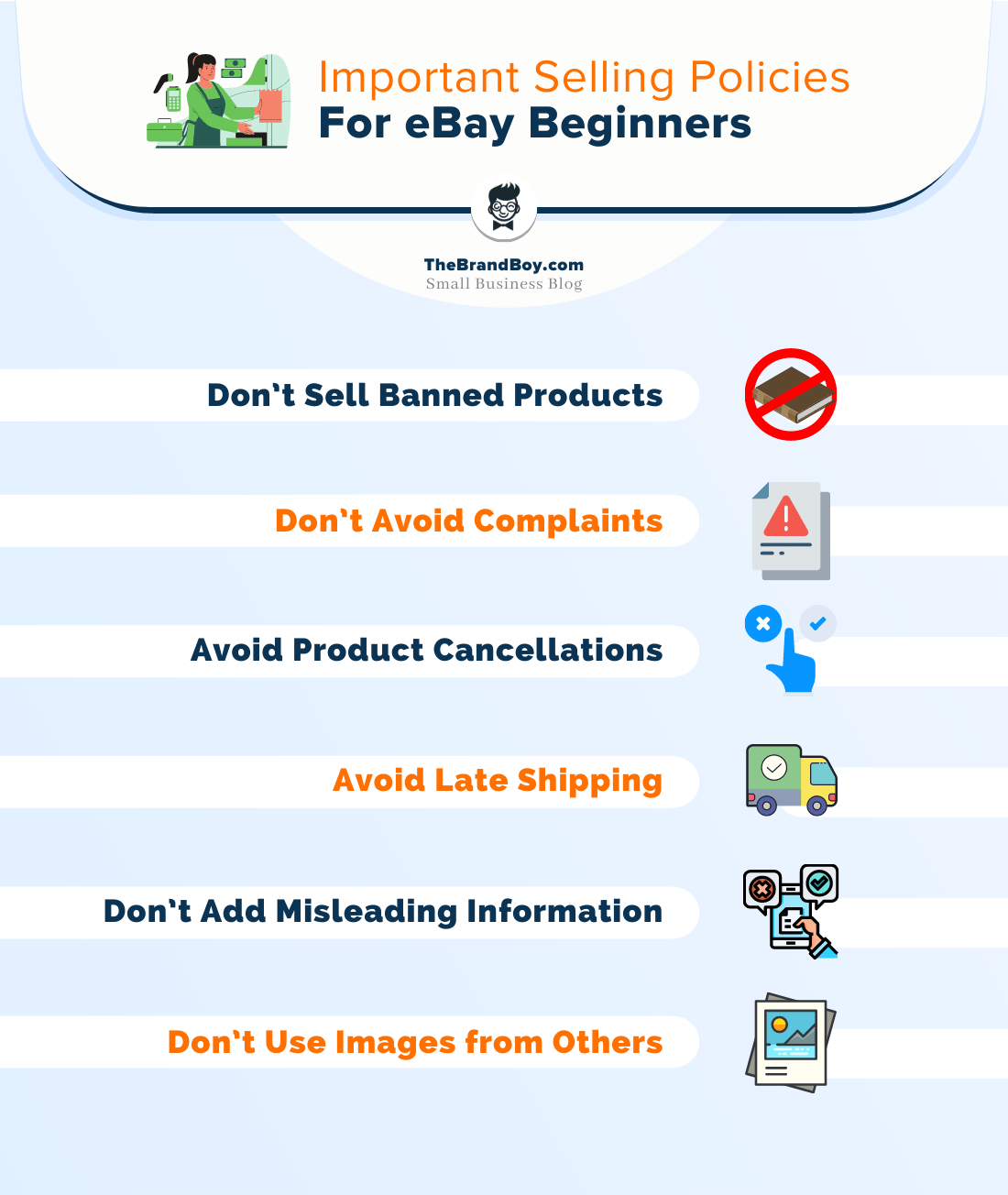 kebijakan penjualan untuk pemula ebay