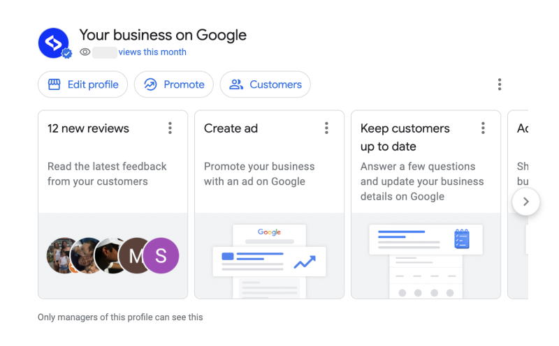 เข้าถึง google my business ในการค้นหา