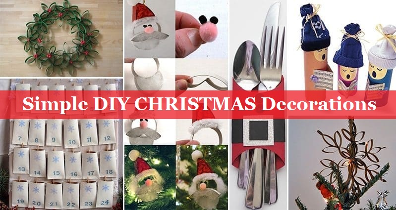 Ideia DIY de Decorações de Natal