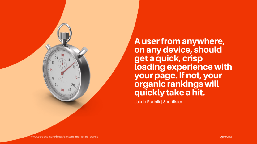เทรนด์การตลาดเนื้อหาปี 2021: Core Web Vitals