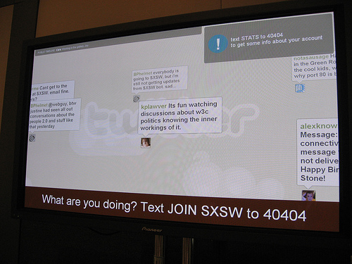 Twitter di SXSW