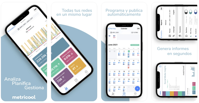 ferramenta de criação de conteúdo de mídia social de plano gratuito metricool