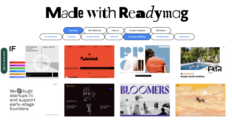 使用没有任何技术技能的 readymag