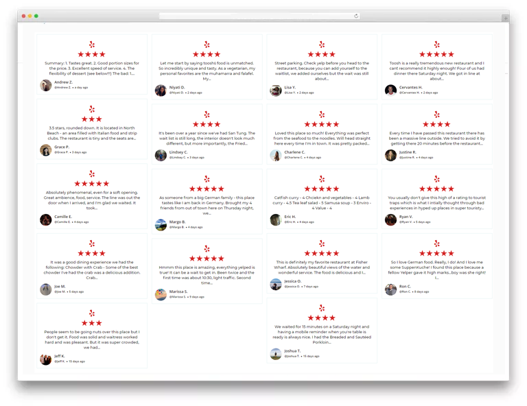 Yelp-Bewertungen-auf-der-Website