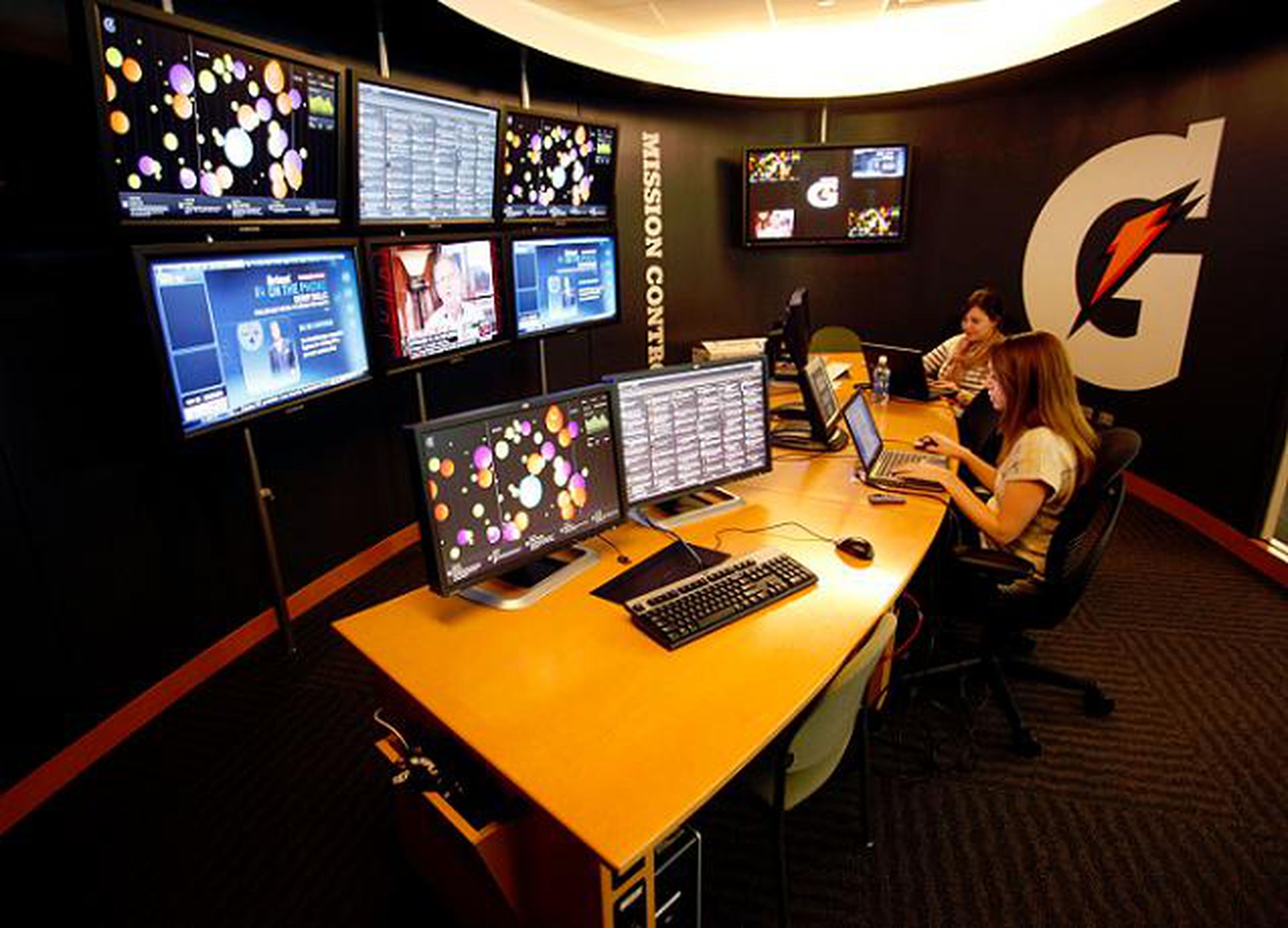 Das Social Media Command Center von Gatorade