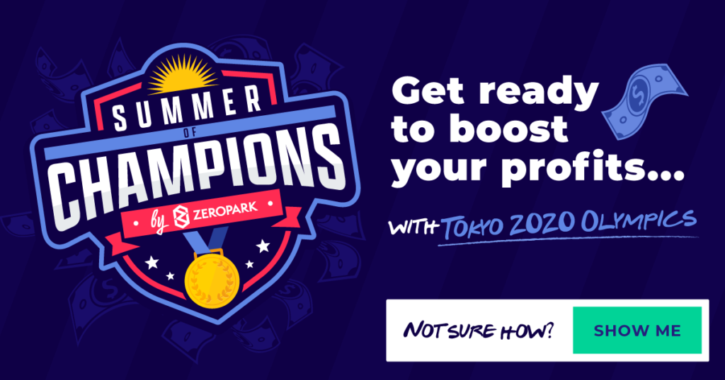 Banner de verano de campeones de los Juegos Olímpicos de Tokio 2020