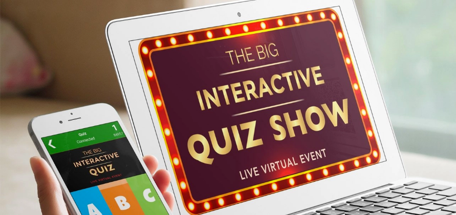 Quiz e giochi divertenti in un evento virtuale