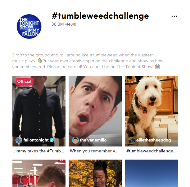 #TumbleweedChallenge على تيك توك