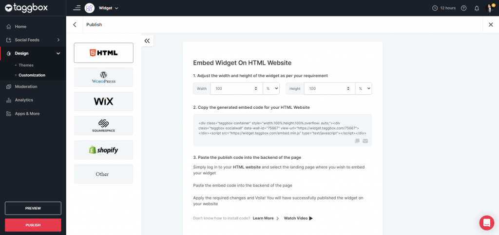 Seleziona Piattaforma per la creazione di siti Web