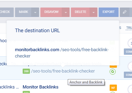 Backlink-URL