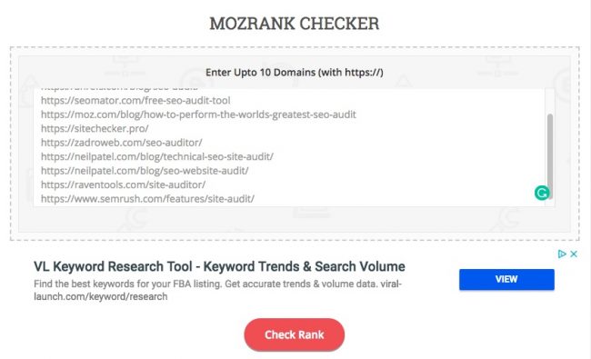 mozrank