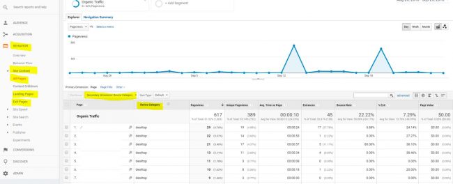 Organic-traffic-google-analytics