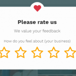 rate us stars 150x150 - How to Get Customer Reviews from Customer Feedback