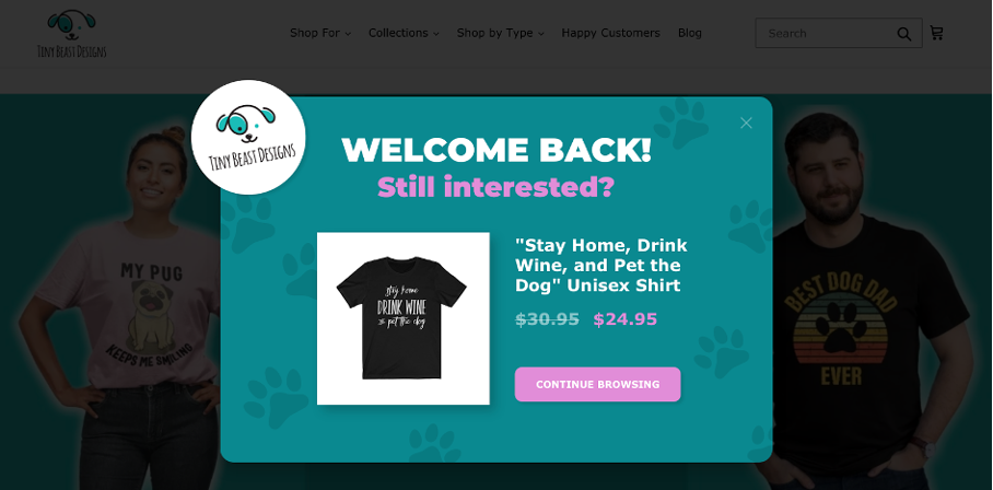 12 popups 03 - 12 Ecommerce Popups to Grow Revenue & Email Subscribers